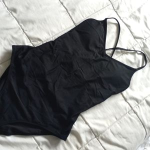 Aerie classic one piece with tie back